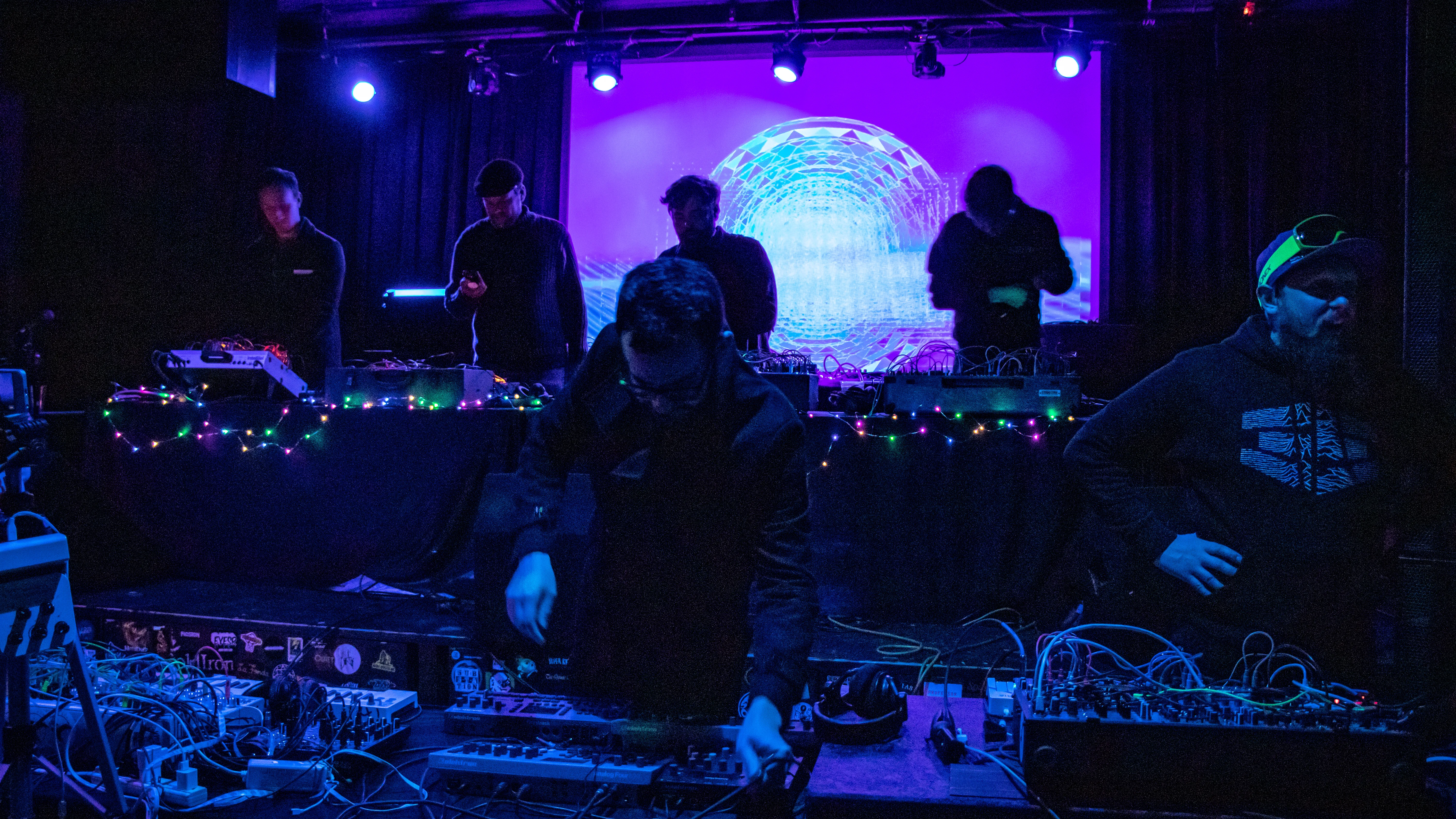 Image of live synth performances