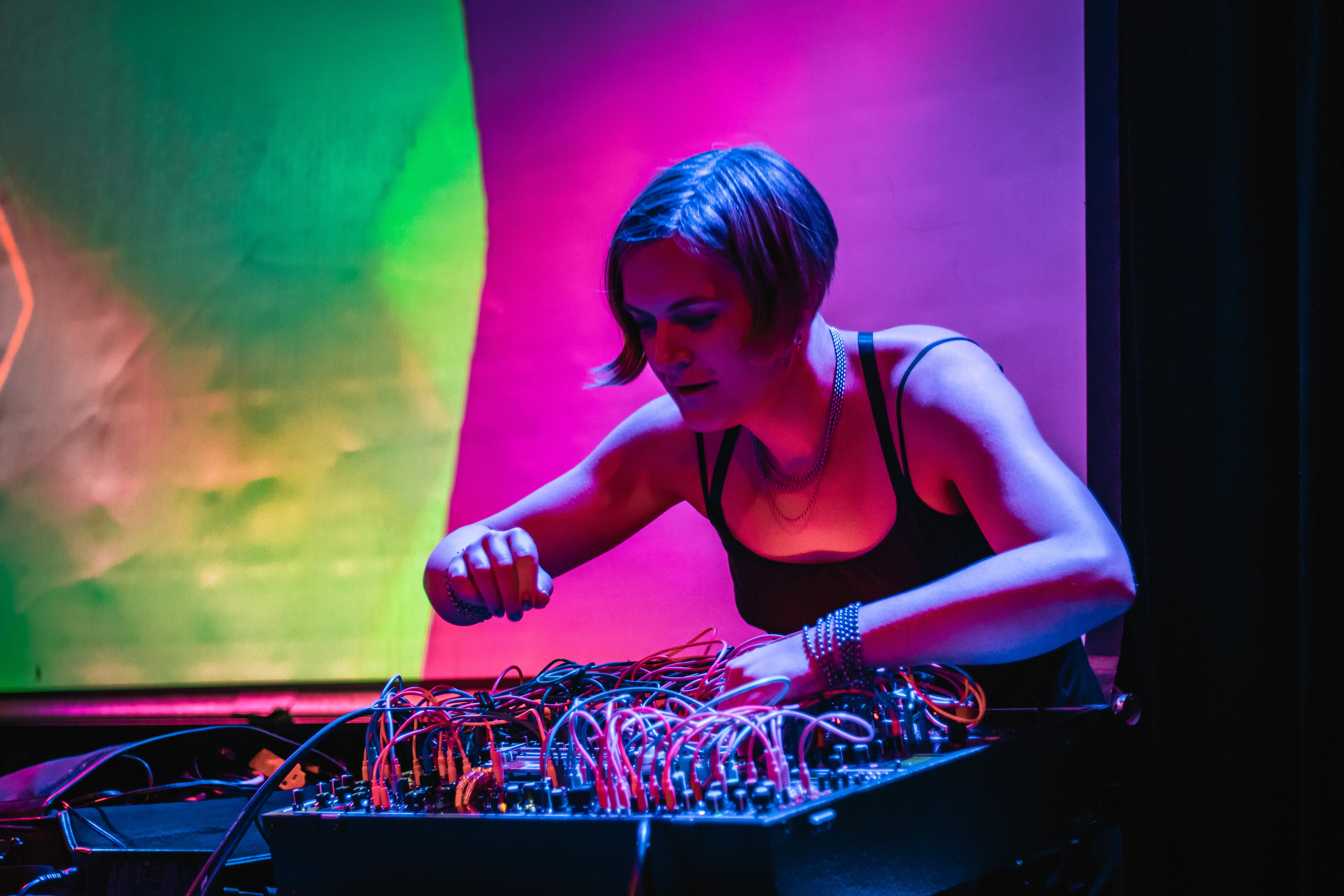 Image of live synth performances