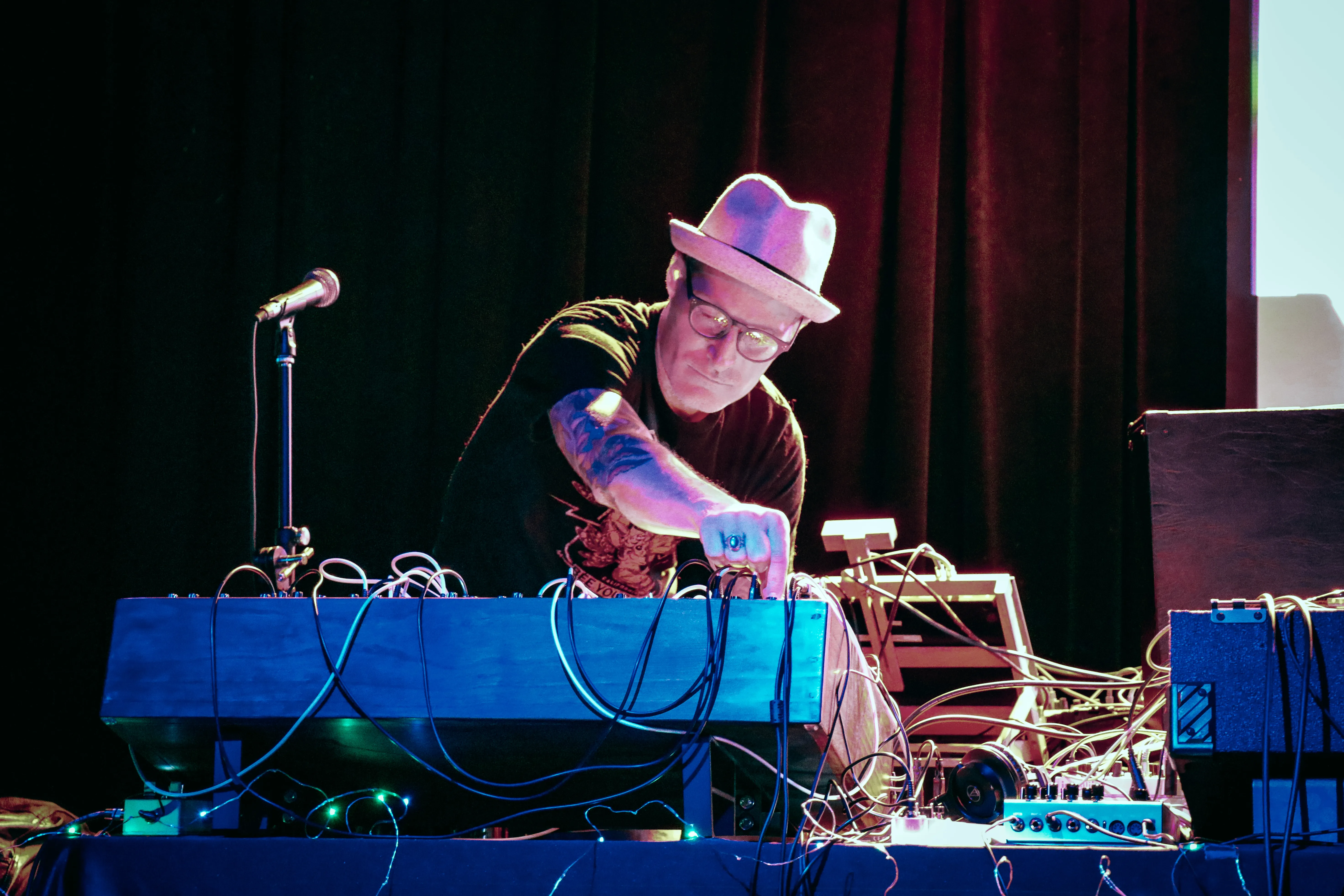 Image of live synth performances