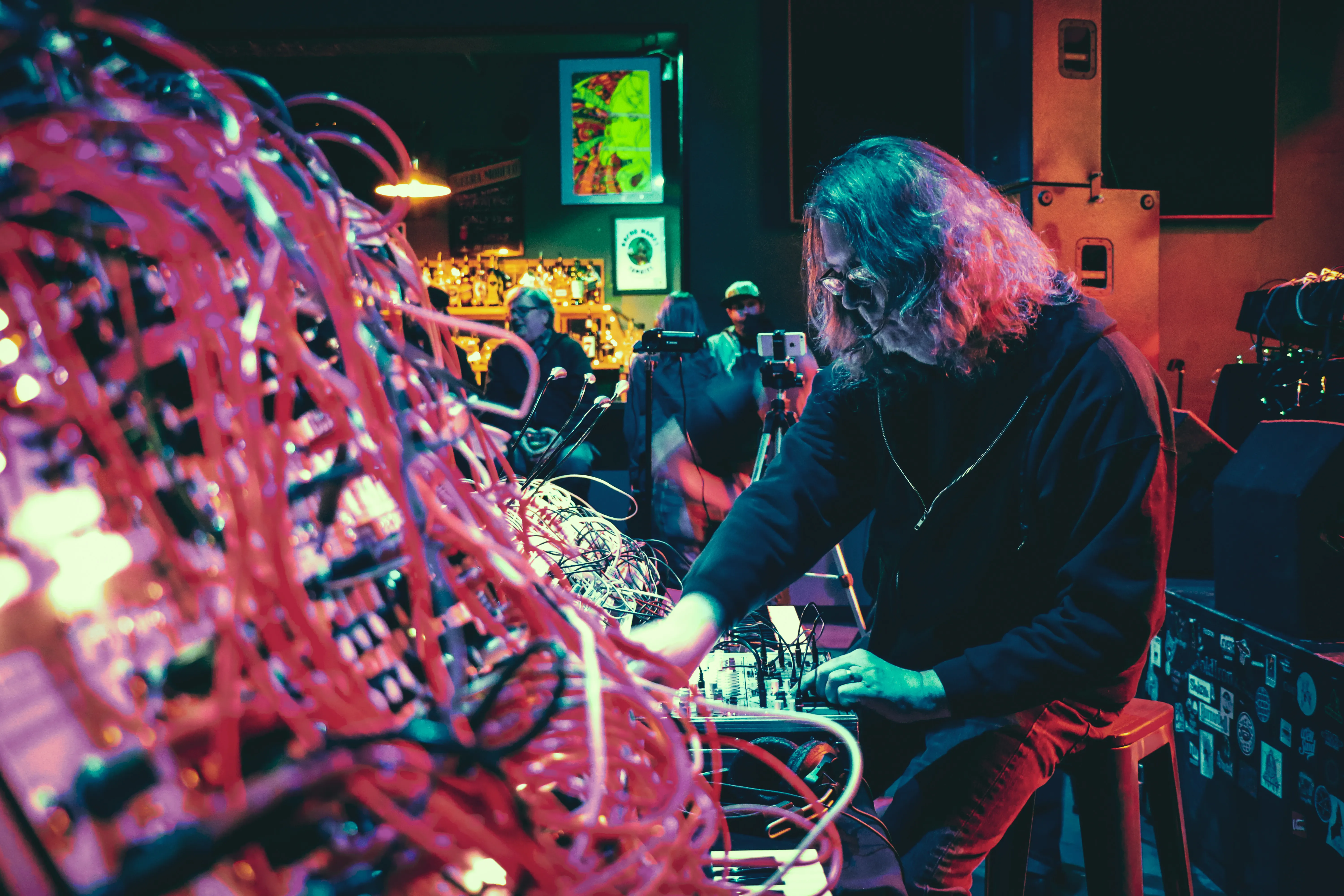 Image of live synth performances