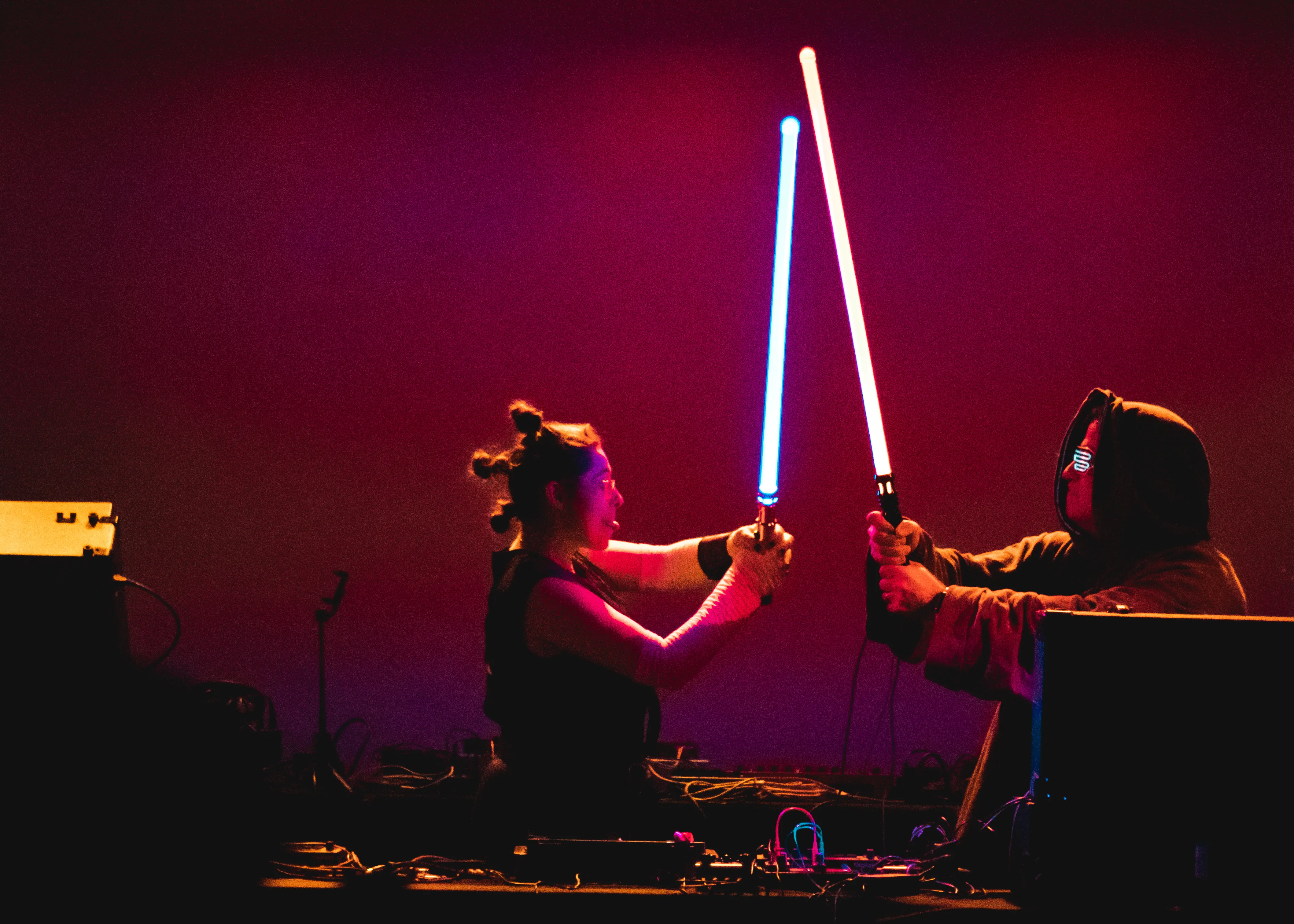 Image of live synth performances