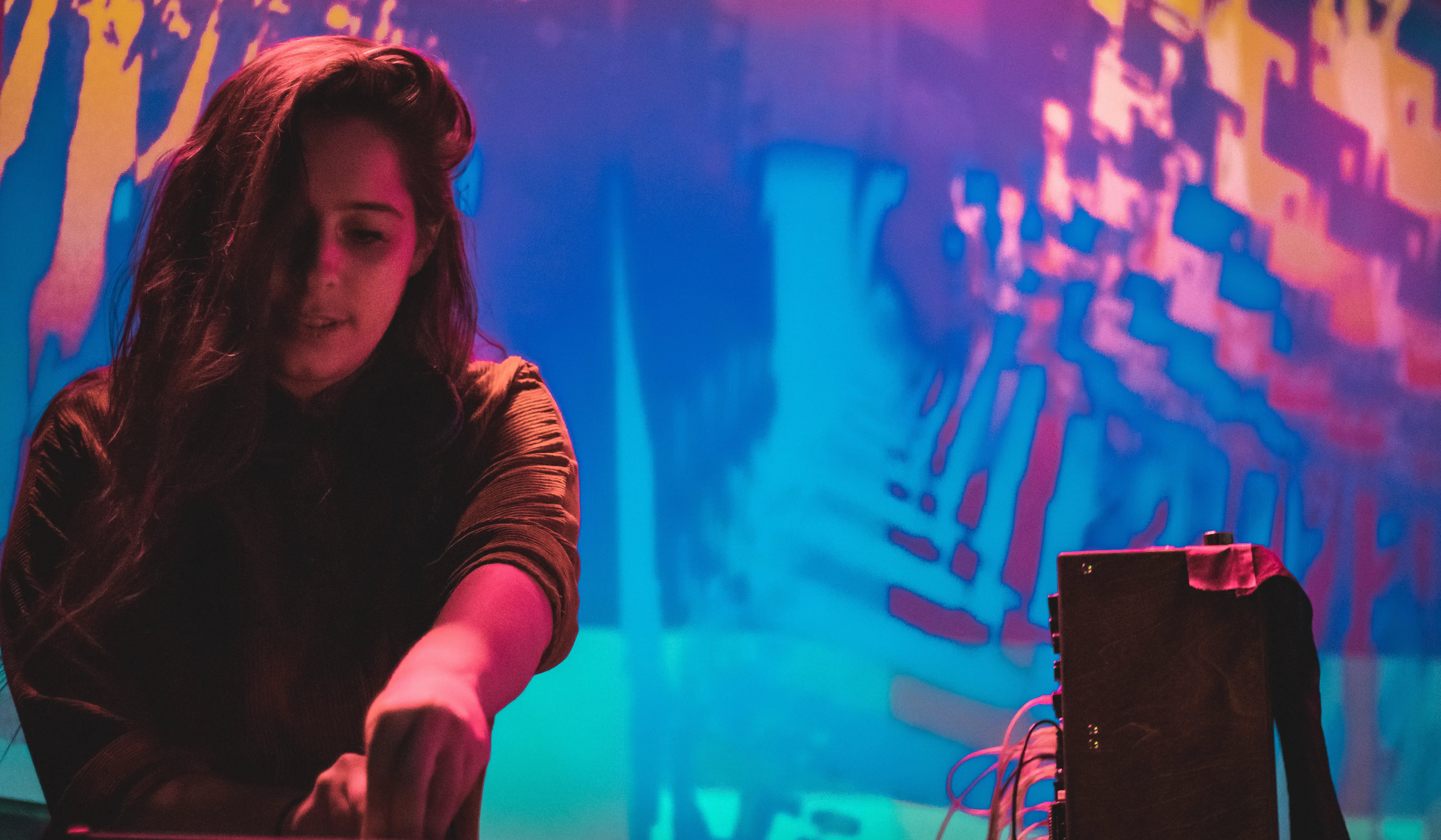 Image of live synth performances