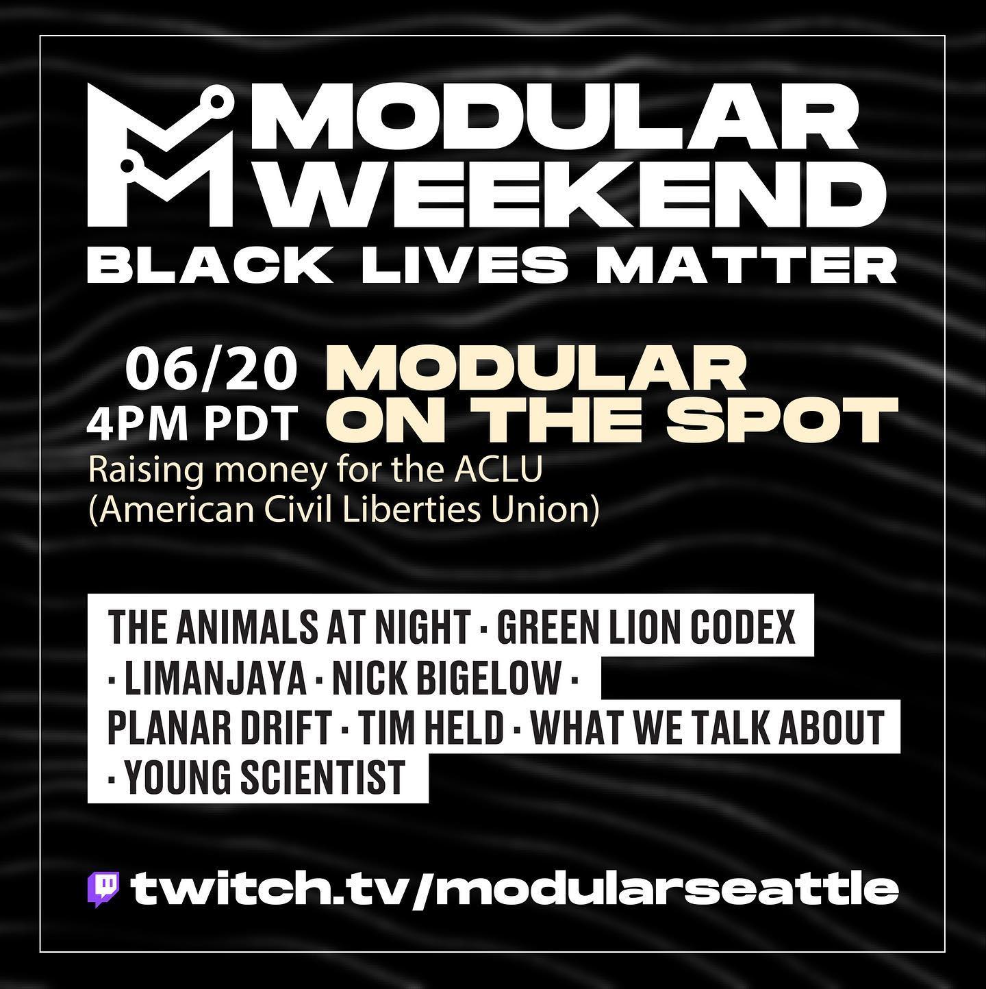 Modular Seattle Event Flyer