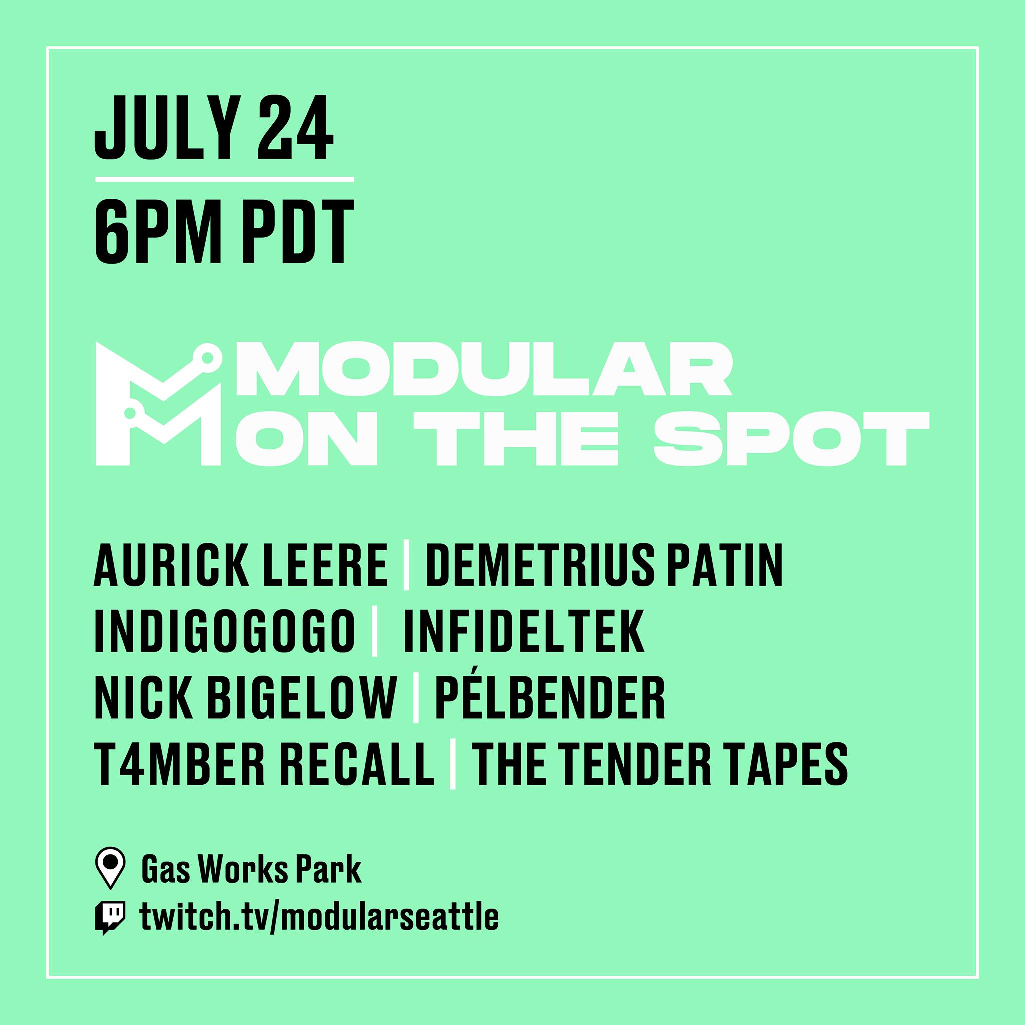 Modular Seattle Event Flyer