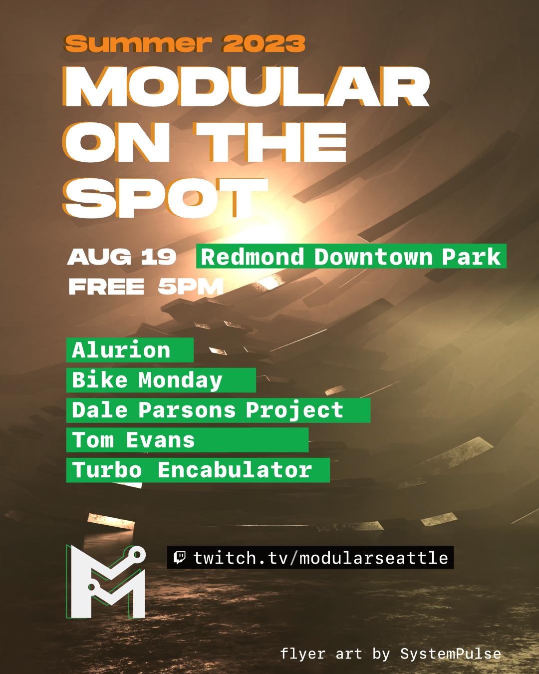 Modular Seattle Event Flyer