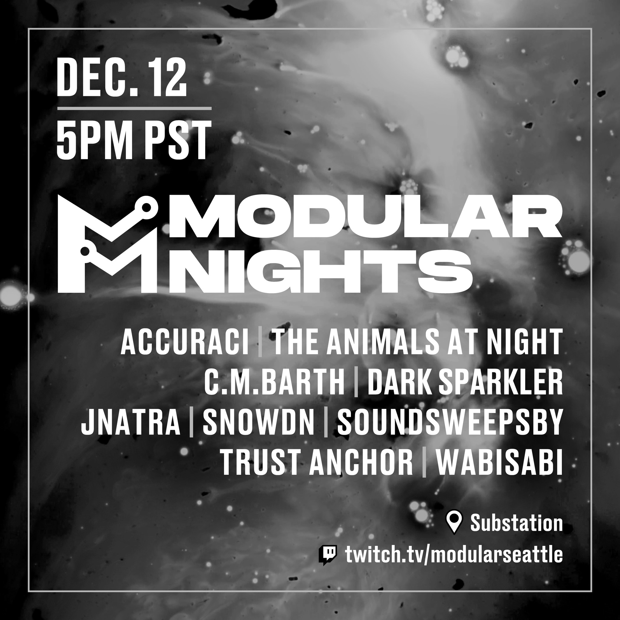 Modular Seattle Event Flyer