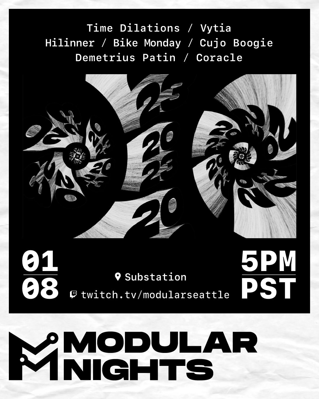 Modular Seattle Event Flyer