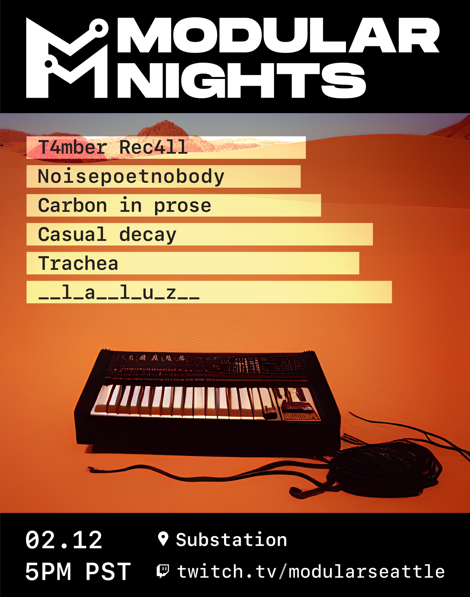 Modular Seattle Event Flyer