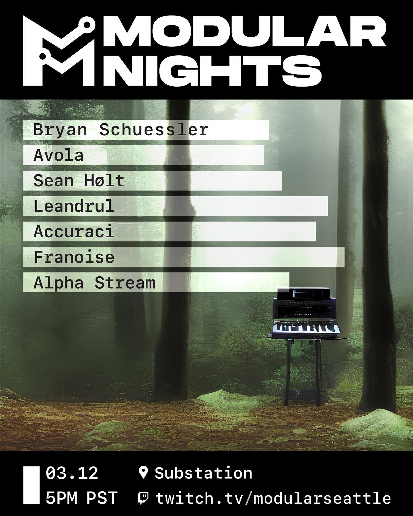 Modular Seattle Event Flyer