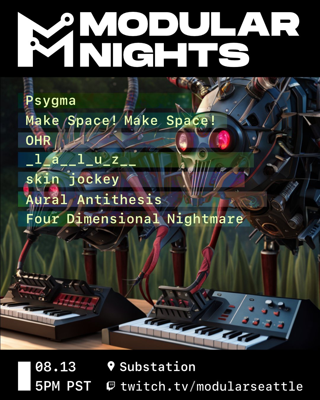 Modular Seattle Event Flyer