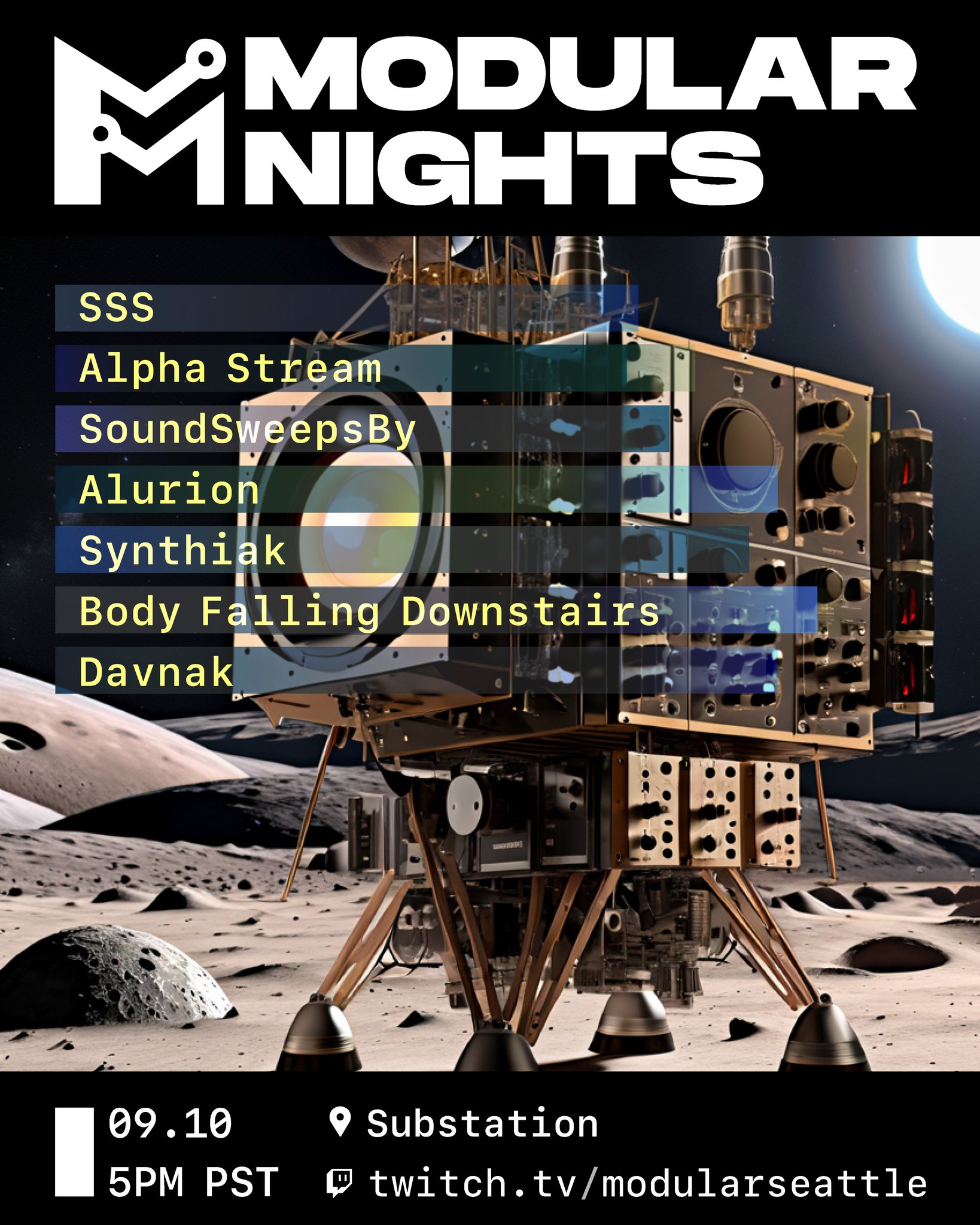 Modular Seattle Event Flyer