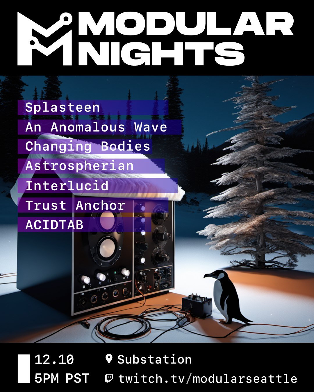 Modular Seattle Event Flyer